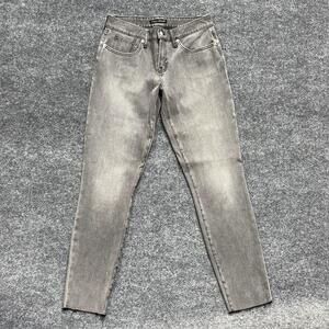 Lucky Brand Jeans Womens 6/28 R Gray Charcoal Low Rise Lolita Skinny Stretch